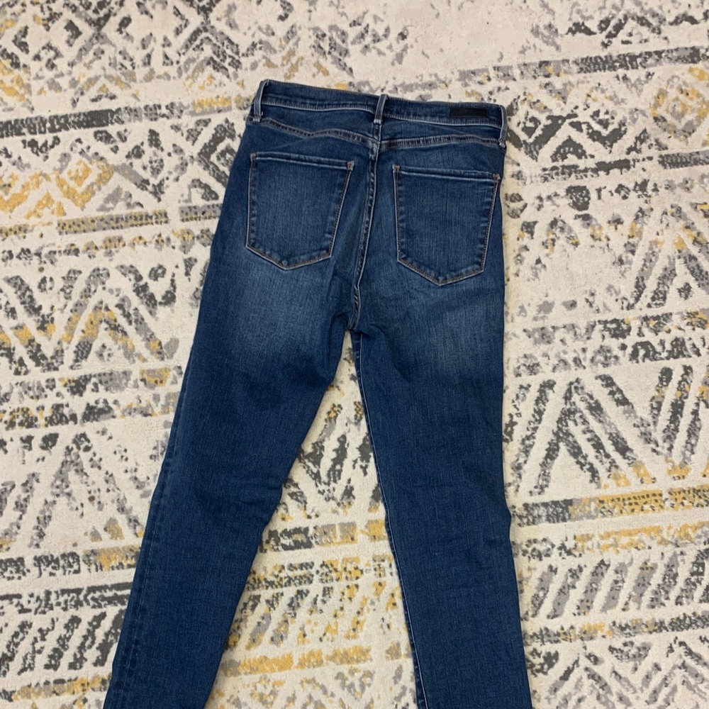 Abercrombie & Fitch Dark Blue Skinny Jeans size 27/4  high rise long